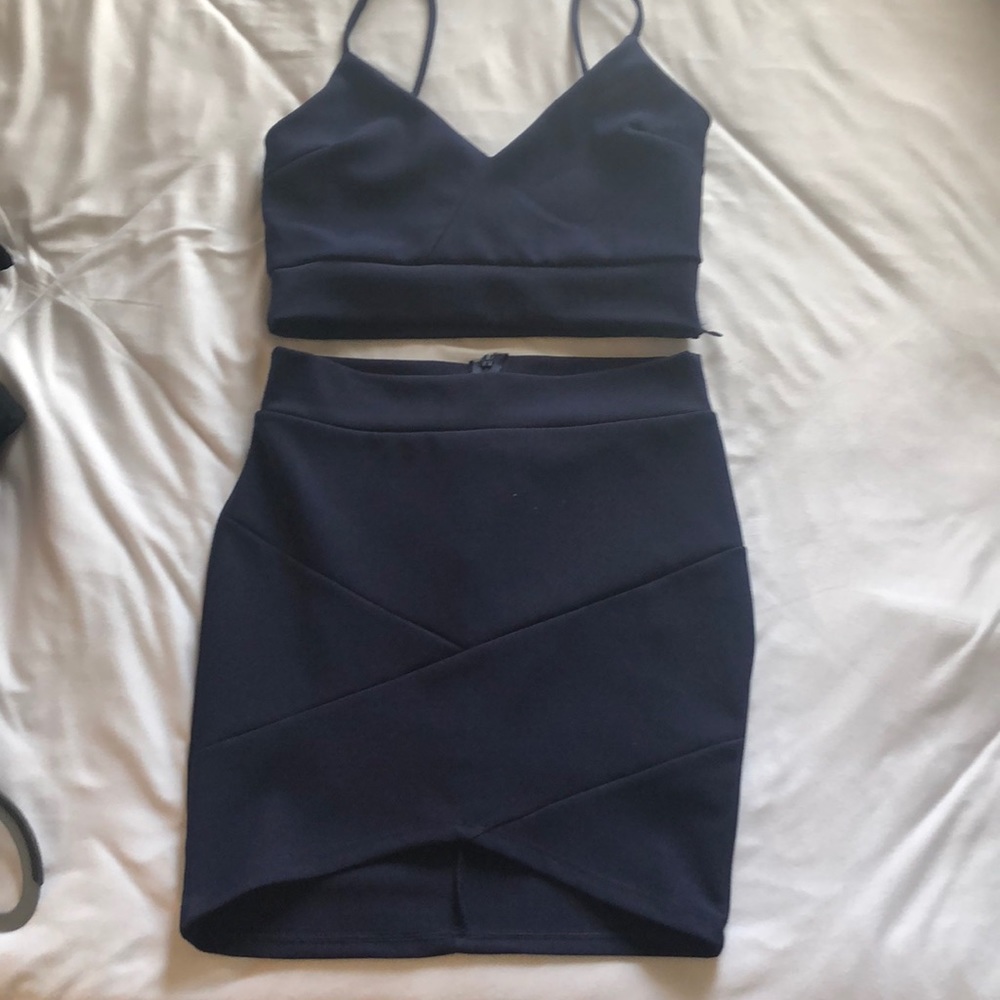 (SKIRT ONLY) Lucy in the Sky navy two piece